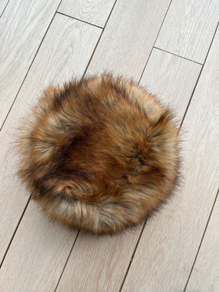 Chapeau hiver fausse fourrure vintage - photo numéro 2