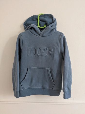 Sweat galerie Lafayette 8 ans bleu