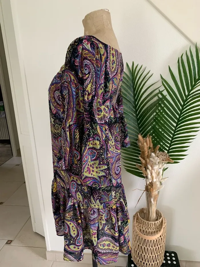 Jolie robe imprimée fluide femme - photo numéro 2