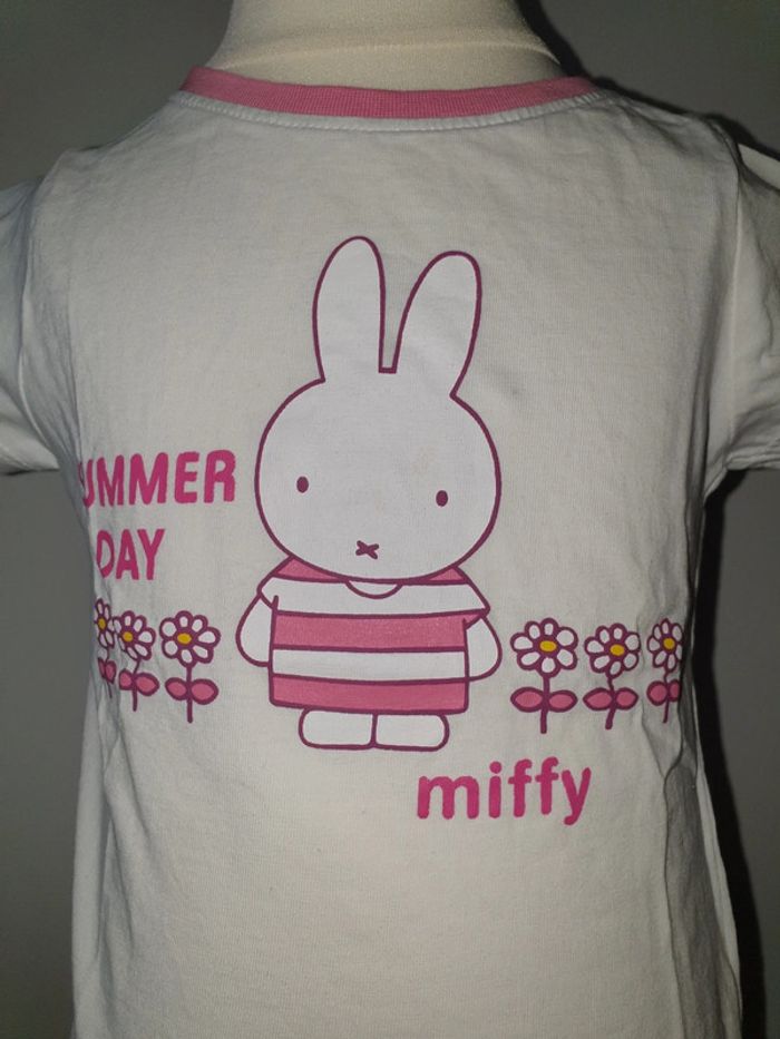 T-shirt blanc Miffy 3 ans - photo numéro 2