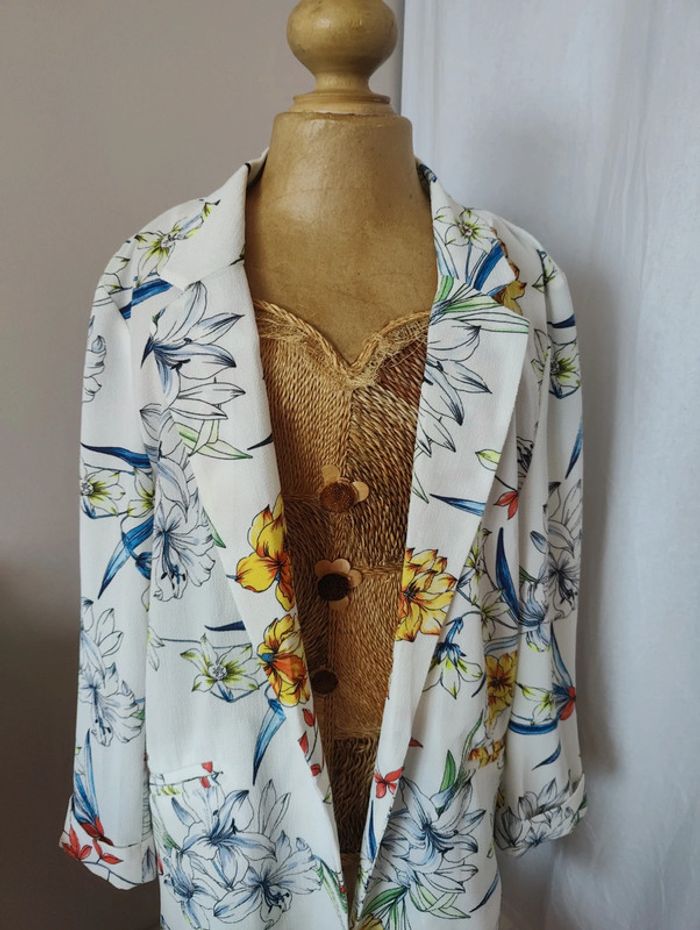 Blazer fleuri - photo numéro 2
