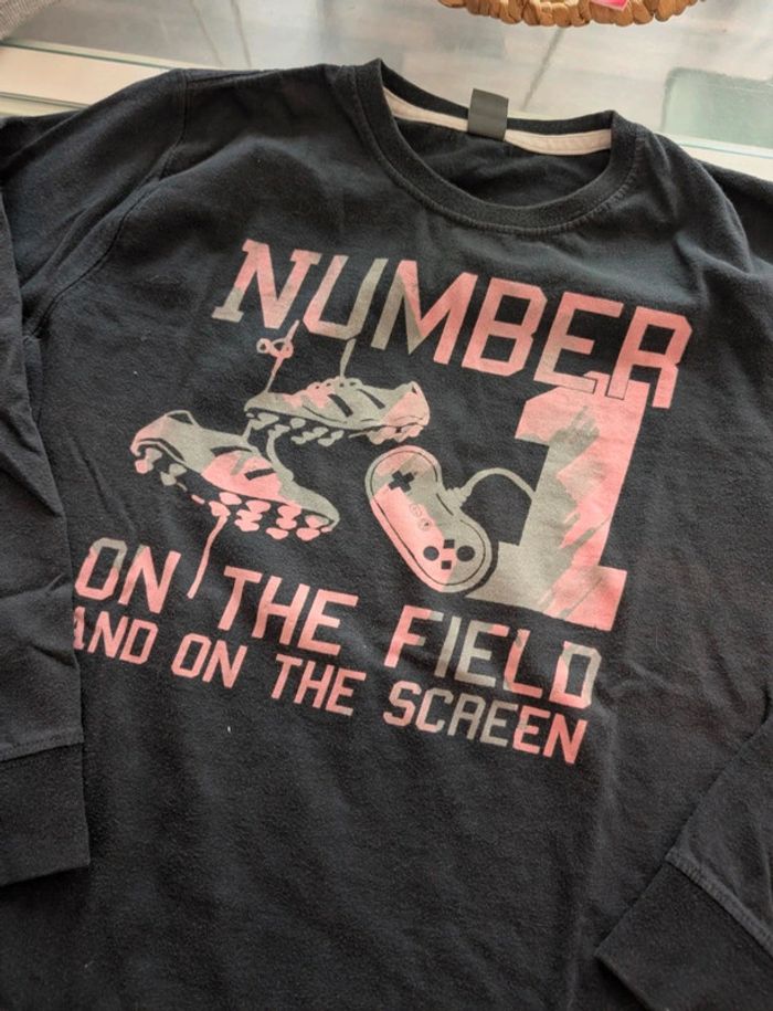 Lot tee-shirt ML Zara 10A - photo numéro 3