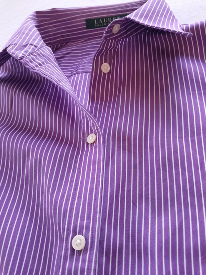 Belle chemise brodé poignet RL Lauren Ralph Lauren très bon état - photo numéro 8