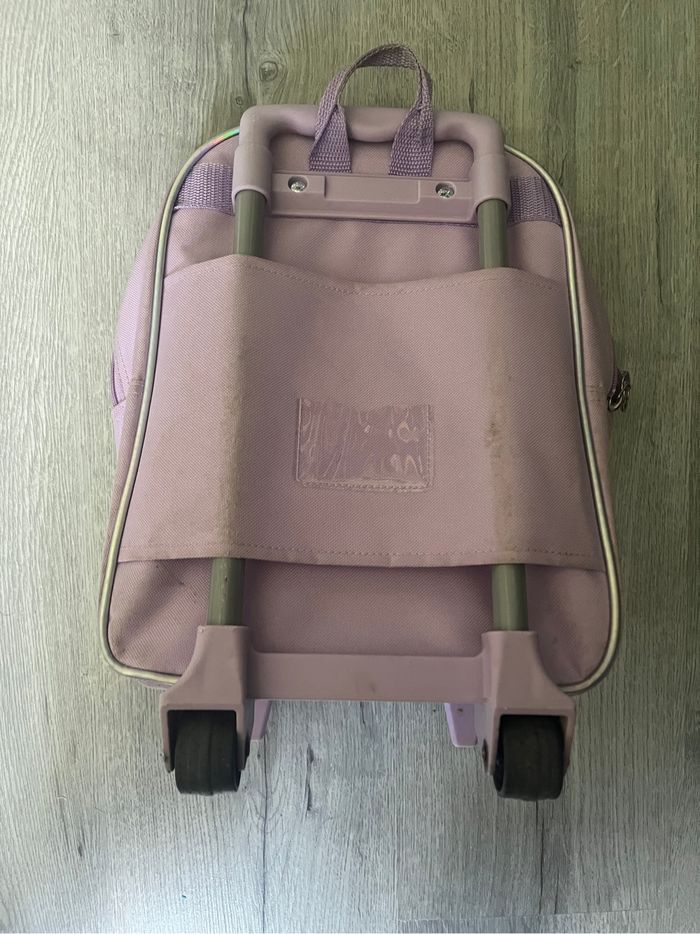 Cartable à roulettes reine des neiges - photo numéro 3