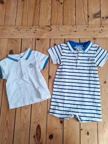 T shirt combinaison jacadi 18 mois lot