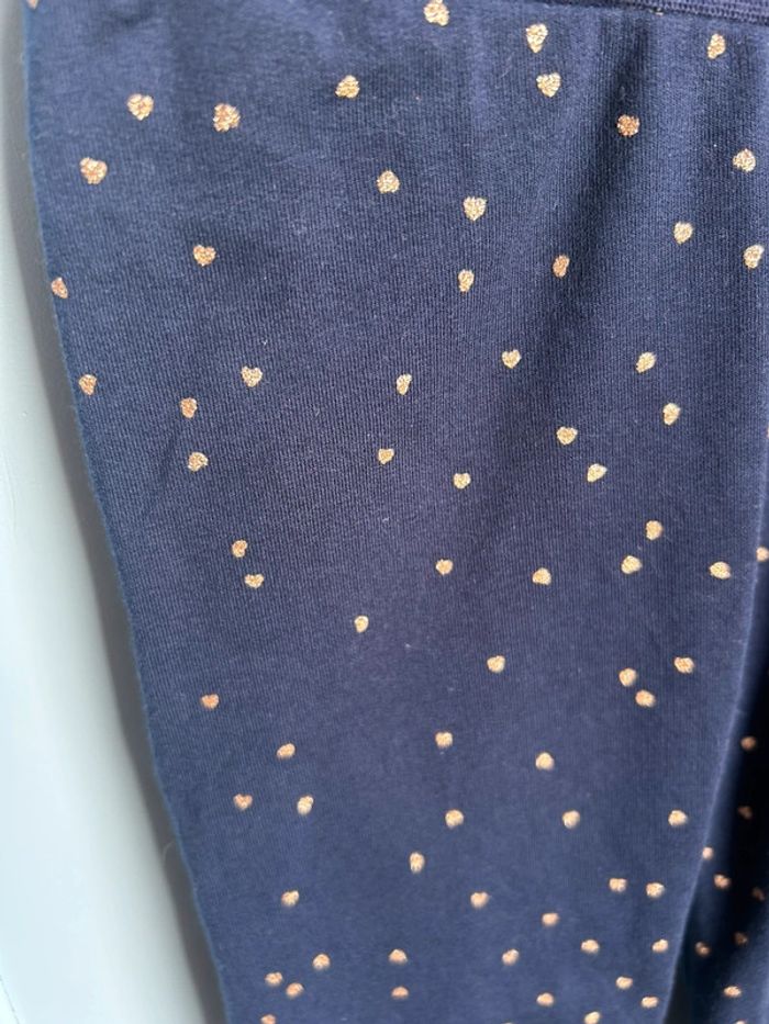 Sarouel bleu , étoiles dorées, 12 mois - photo numéro 2