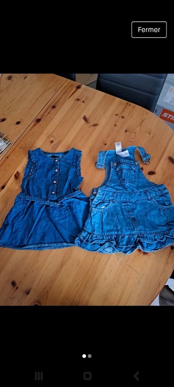 Robe jeans