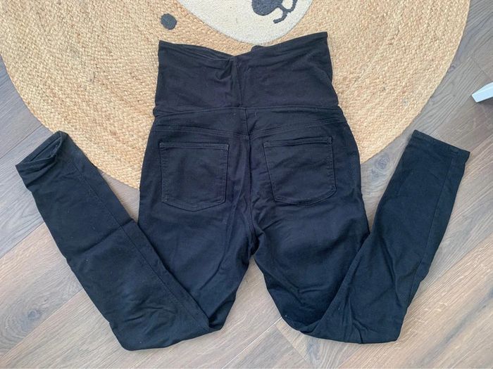 Pantalon jeans grossesse noir H&M mama taille M - photo numéro 2