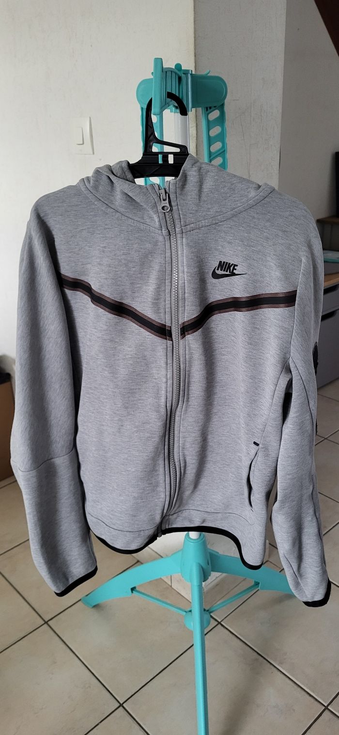 Survêtement Nike Tech fleece gris - photo numéro 5