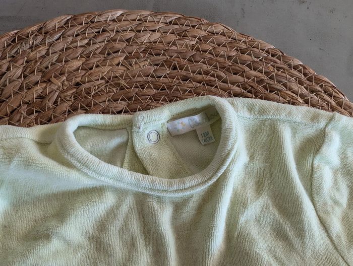 Pyjama ouverture arrière garçon ou fille 12 mois très bon état - photo numéro 3