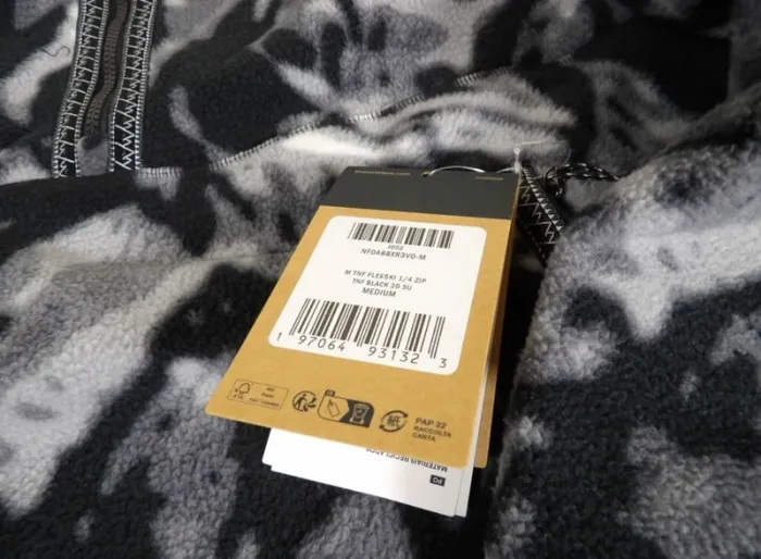 Veste polaire gris et blanc The north face - photo numéro 5