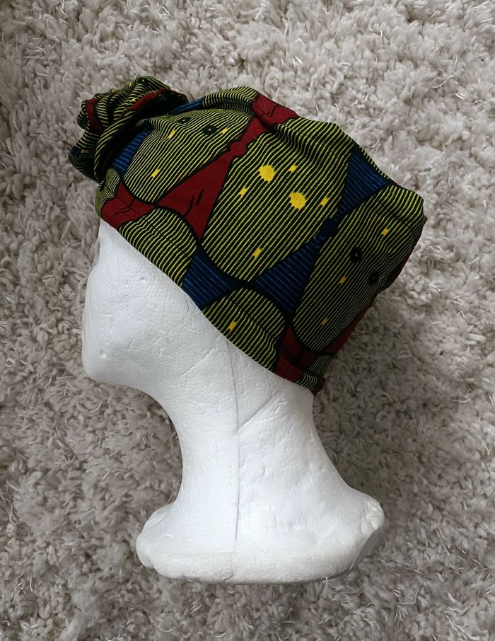 Bandeau en wax avec fil de fer intégré