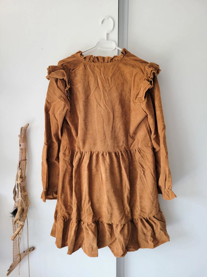 Robe courte camel femme – Betty London - Taille S - photo numéro 3