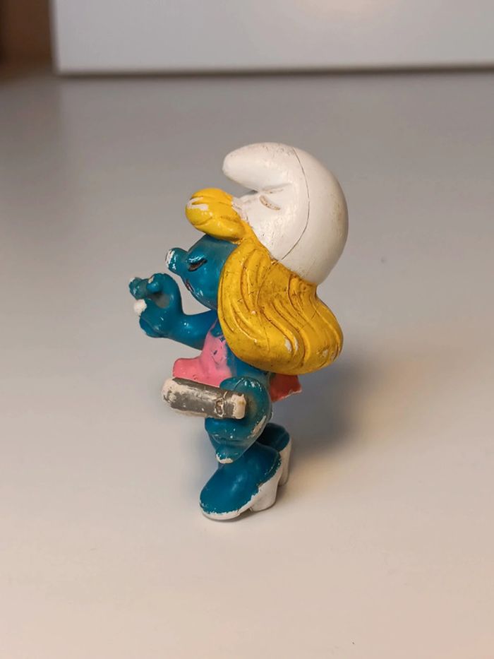 Figurine vintage Schtroumpfette c87 W.germany. - photo numéro 4