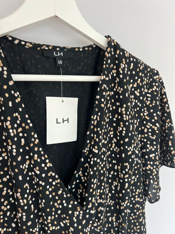 Jolie robe à pois dorés La Halle neuve 38 - photo numéro 4