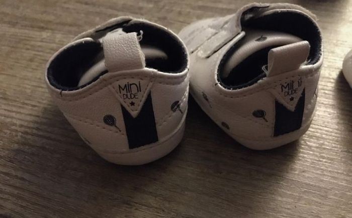 2 petites paires de chaussures bébé - photo numéro 3