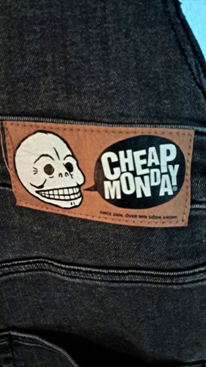 Salopette en jean gris – Cheap Monday – Taille M - photo numéro 7