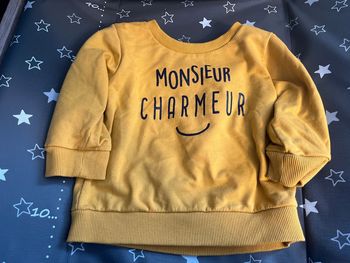 Pull 12 mois Monsieur charmeur