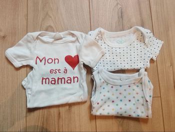 Lot bodies manches courtes