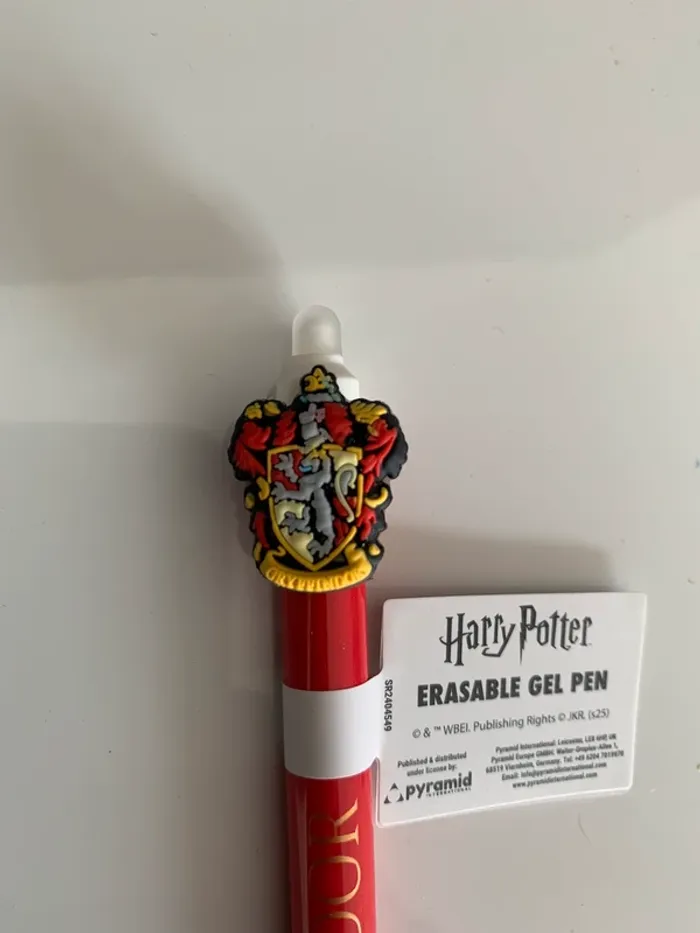 Stylo à gel effaçable Harry Potter Gryffondor - photo numéro 2
