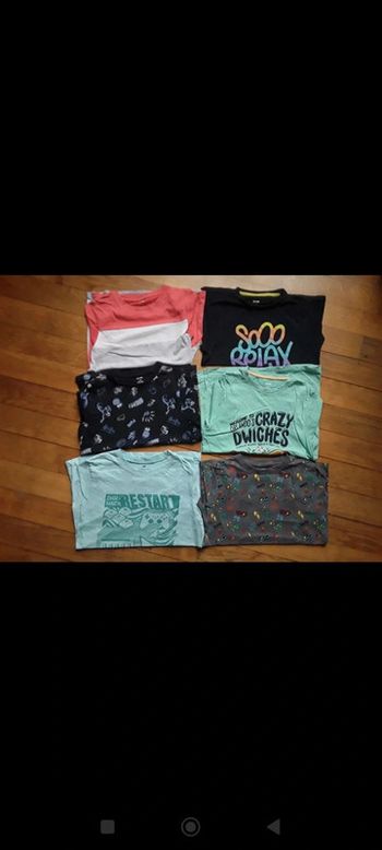 Lot de 6 tee shirts T10