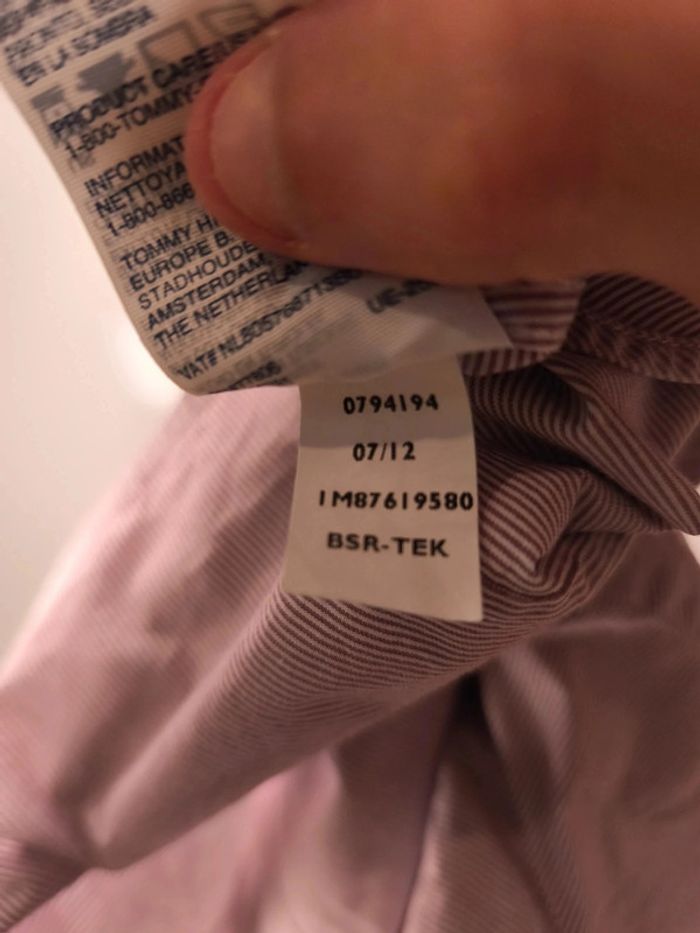 Chemise Tommy Hilfiger Femme Taille 6 Violet rayé - photo numéro 10