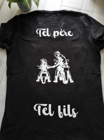 Tee-shirt tel père tel fils