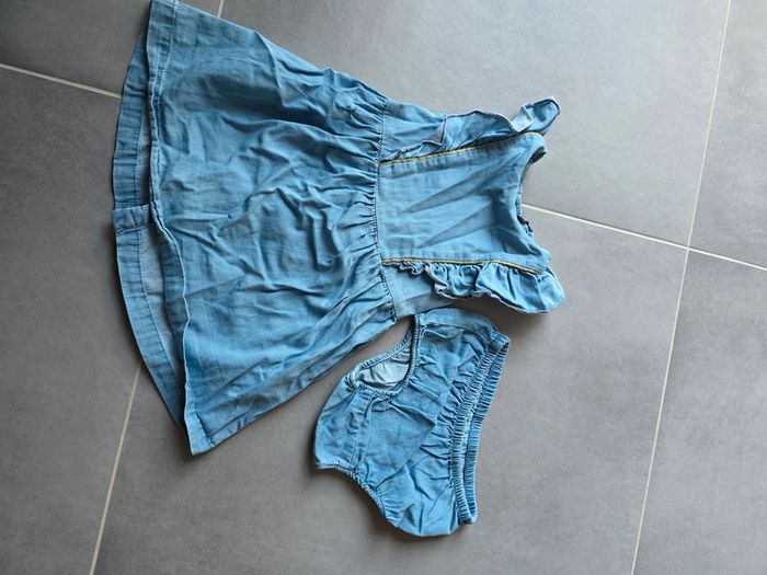 Robe été effet jean 18 mois - photo numéro 2