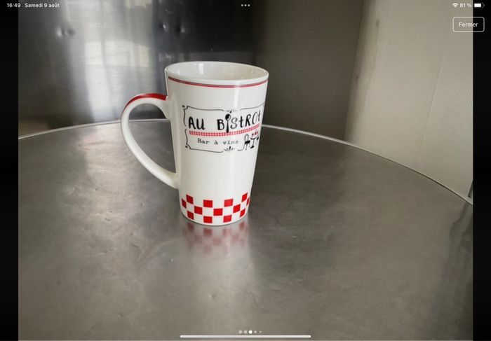 Mug au bistrot porcelaine efya - photo numéro 3
