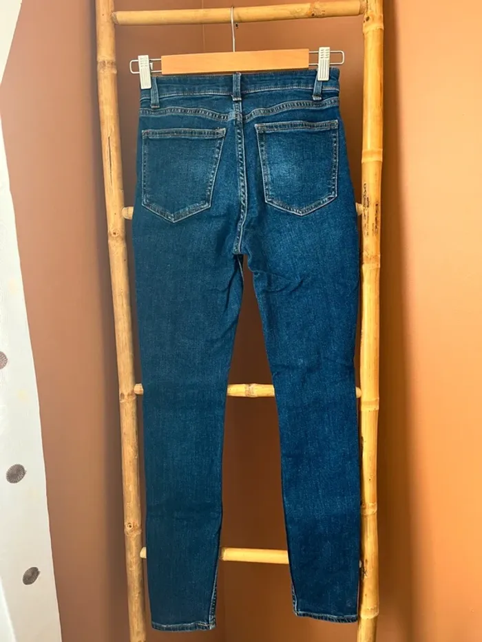 Jean taille haute skinny droit H&M - photo numéro 2