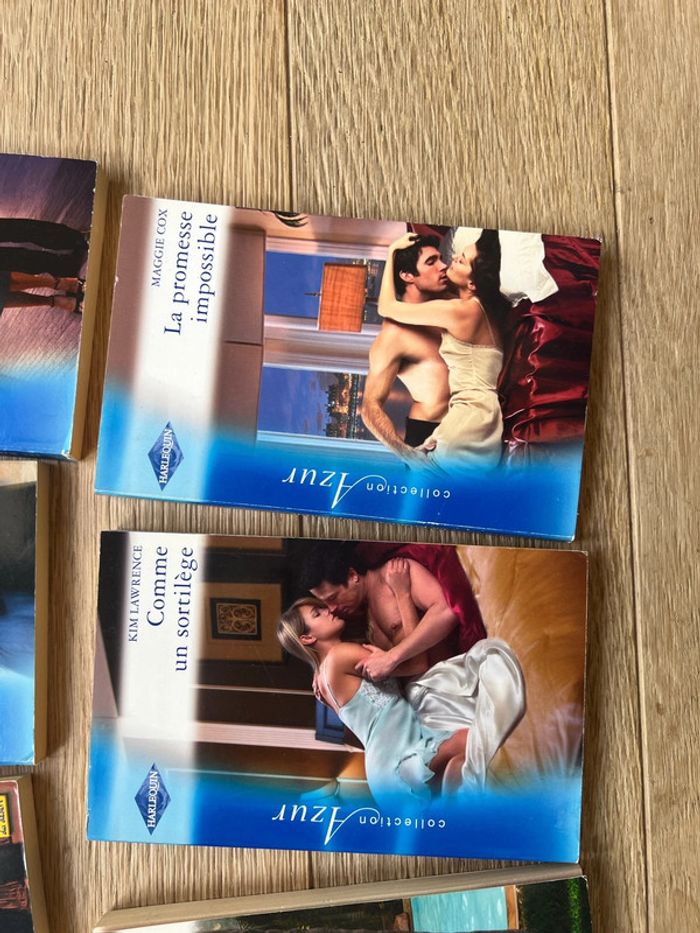 Lot de 9 livres harlequin collection azur bon état - photo numéro 4