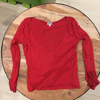 T shirt rouge etam taille 40