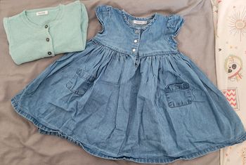 Robe et gilet 6 mois Bout'chou