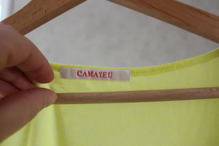 👕 Débadeur large jaune, camaieu 📌 - photo numéro 3