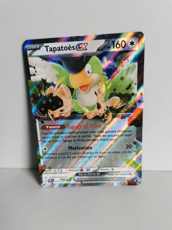 Carte Pokémon Tapatoès EX 075/091