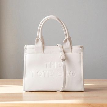 Sac à main blanc the tote bag neuf 30x22x10 cm