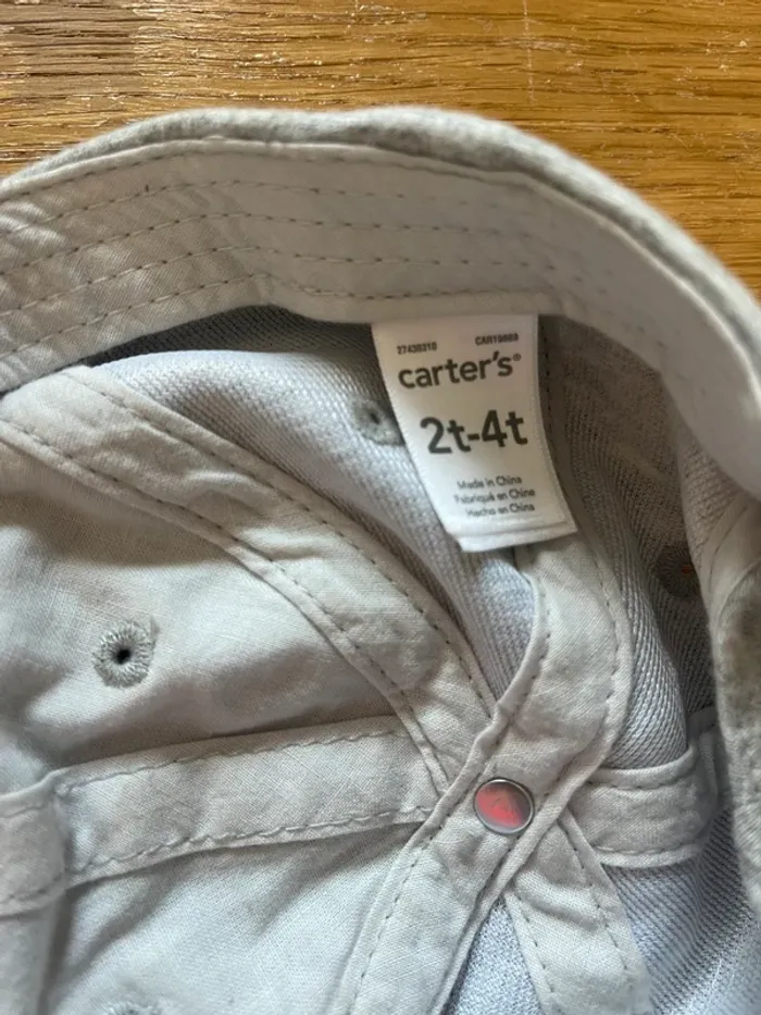 Casquette grise garçon 2-4 ans - photo numéro 2