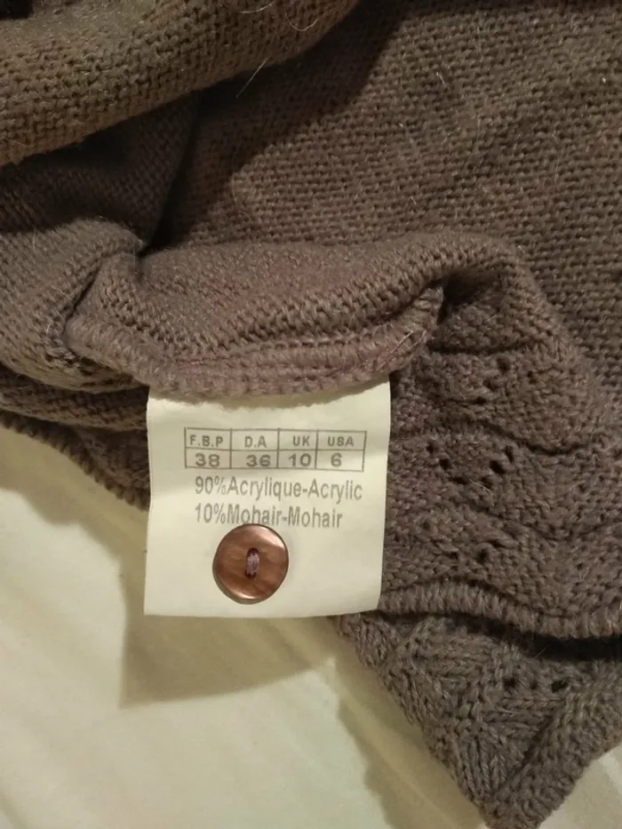 Pull Fantaisie Femme Violet - photo numéro 5