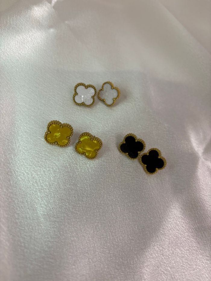 Boucles d’oreilles Trèfle