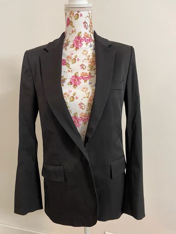 Blazer bleu marine Etam ceintré