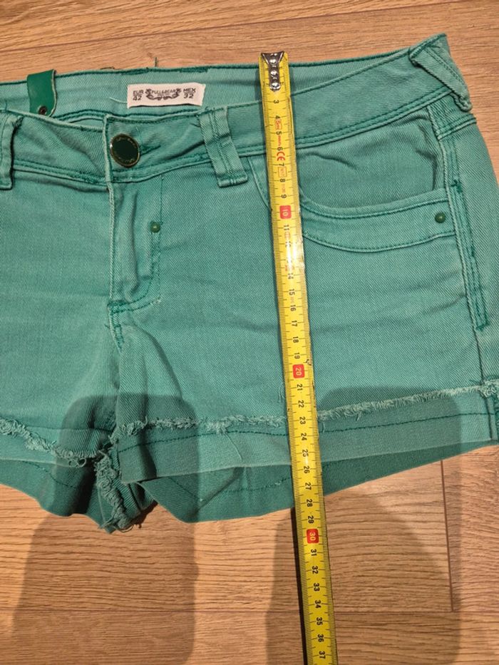 Short en jeans vert 42 - photo numéro 7