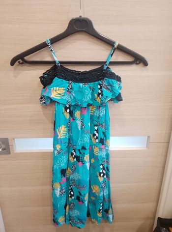 Superbe robe été courte à bretelles réglables - Fille - 10 ans