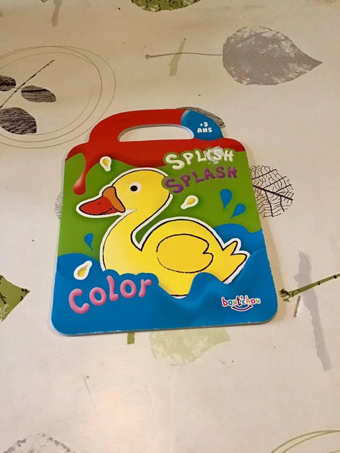 Livre coloriage Splash color ,les animaux