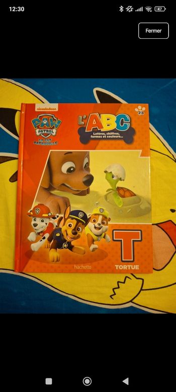 Pat patrouille lettre T