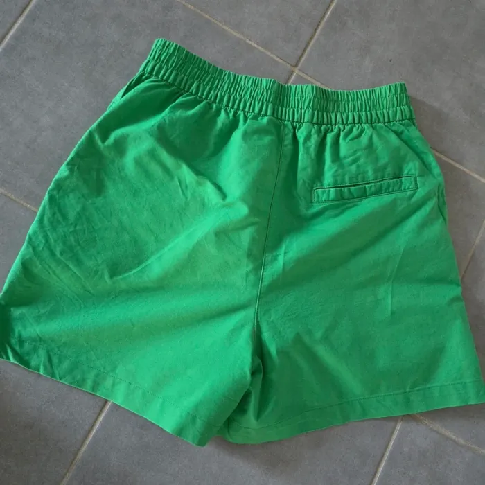 Short coton taille haute tommy - photo numéro 2