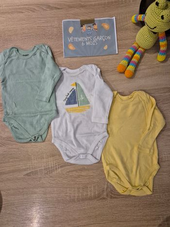 Lot 3 body manches longues LUPILU