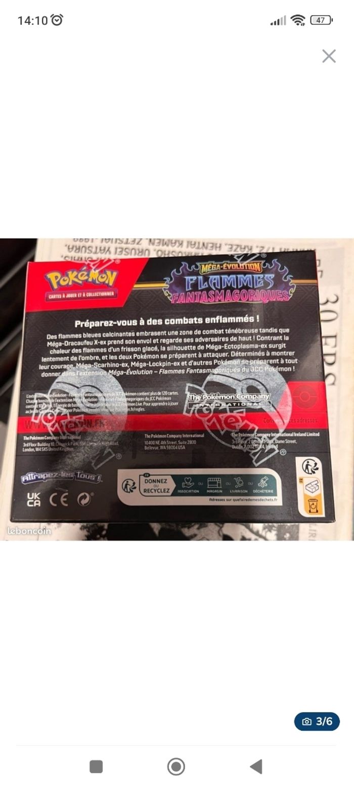 Display pokémon méga évolutions flammes fantasmagorique - photo numéro 2