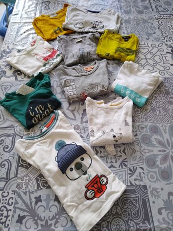 10 manches longues 3mois