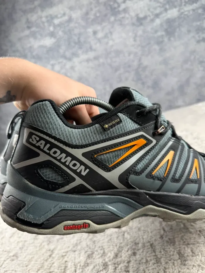 Salomon X Ultra Pioneer Gore-Tex - Black & Blue & Orange - photo numéro 15