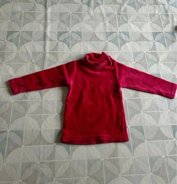 Pull col roulé fille -taille 18 mois - Absorba - en bon état